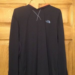 North Face hooded pull over.